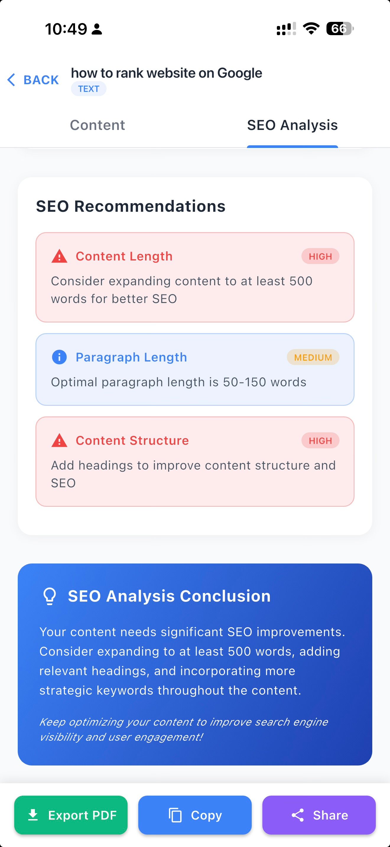 Content Workflow - From Keywords to Published Article